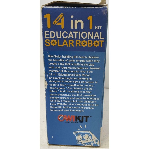 OWI Roboti Kids kits 14-in-1 Educational Solar Robot Kit Creating Learning Teach - Picture 6 of 8